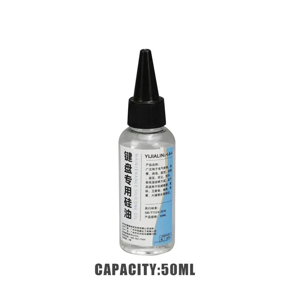 Special Silicone Oil for Mechanical Keyboard Grease Satellite Shaft Opener Spring Shaft Lubricant Kit Dry Film Lubricant Oasis Select 50ml