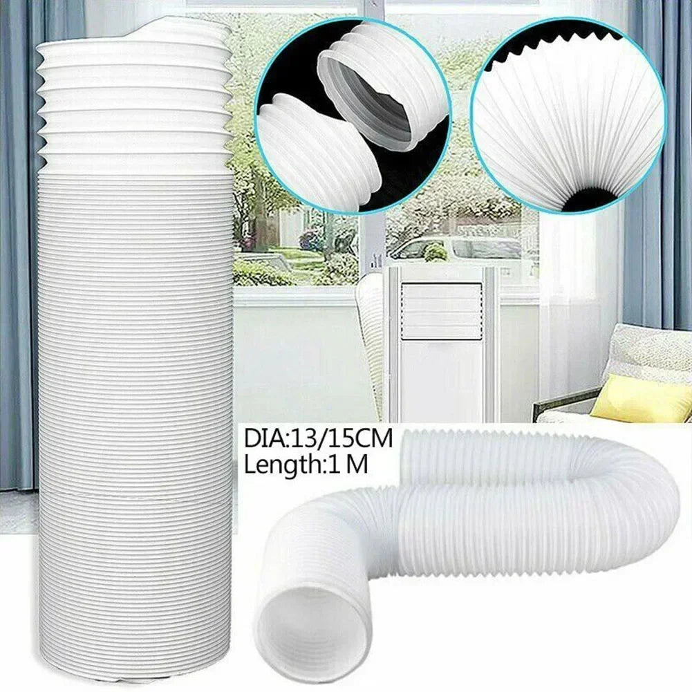 Portable Air Conditioner Exhaust Hose 130mm 150mm Diameter Flexible Expansion And Contraction Durablity PVC Construction Oasis Select