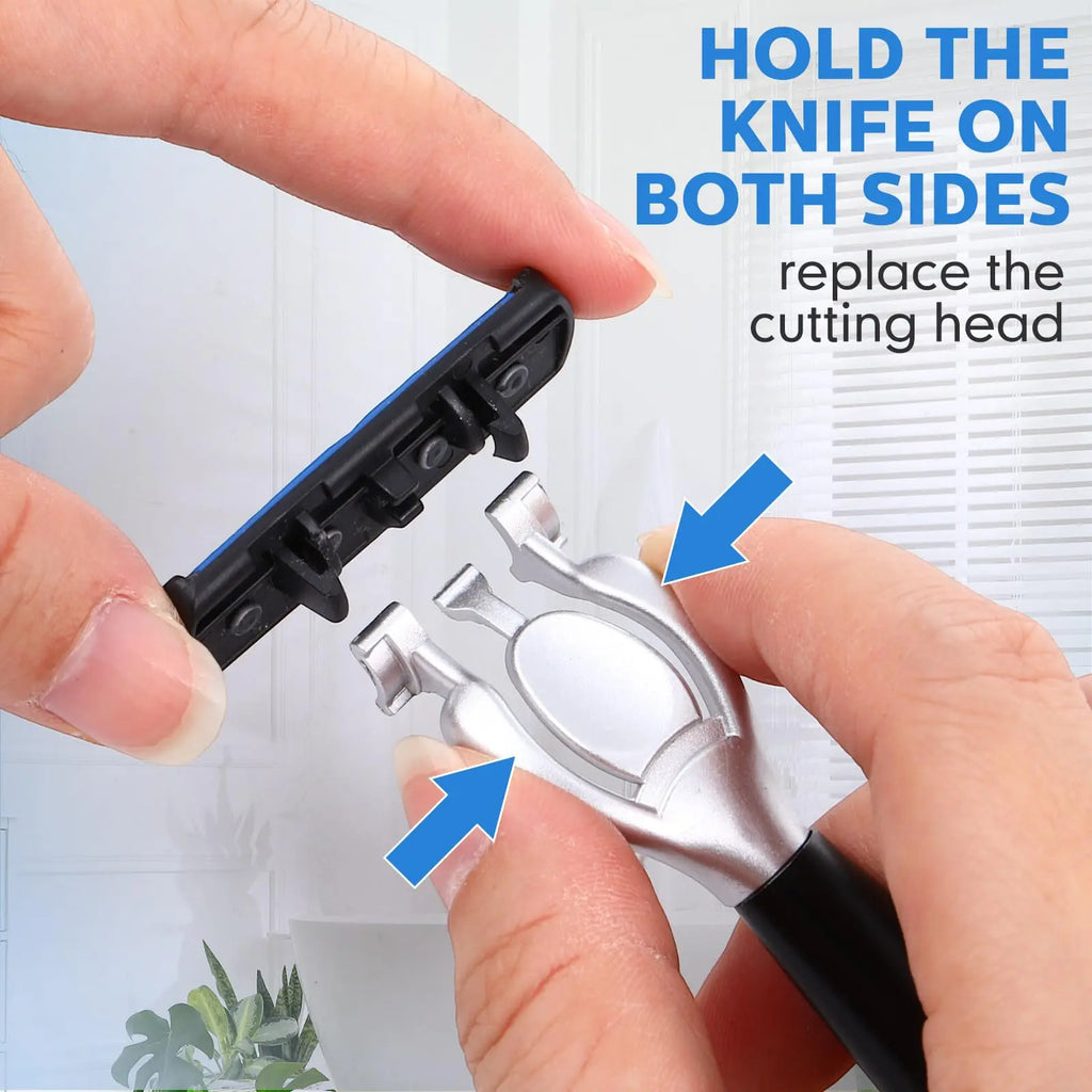 High Quality Man Safety Razor Blade 6 Layer German Stainless Steel Shaving Cartridges Compatible Mach Shaver Oasis Select