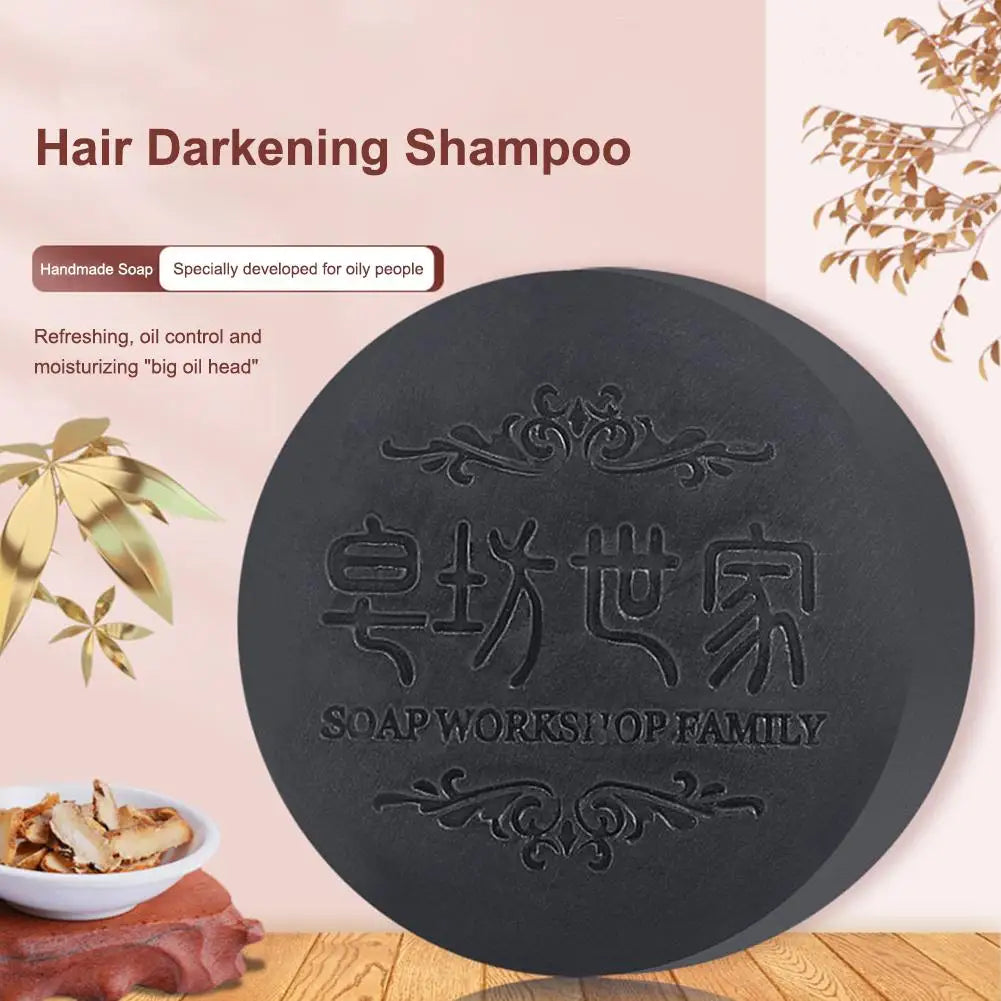 100g Natural Polygonum Multiflorum Hair Soap Polygonum Multiflorum Shampoo And Conditioner Bar Nourishing Shampoo Soap Bar Oasis Select