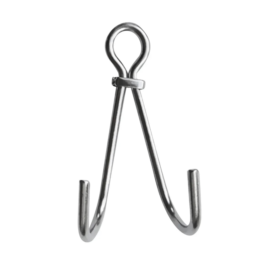 13.5cm Scuba Dive Reef Double Hook Safety Gear Current Drift Diving Hook Kayak Canoe Hardware Equipment Accessory Oasis Select 1 PC