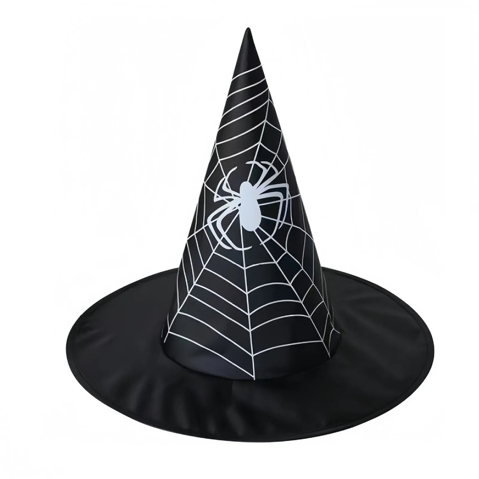 Halloween Witch Hat – Black Wizard Cap for Kids & Adults Halloween Costume Hat Oasis Select B One Size