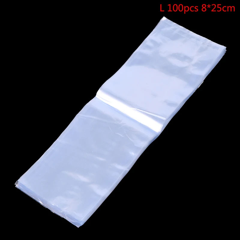 100pcs Transparent Shrink Film Bags Dustproof Protective Cover TV Remote Control Waterproof Protective Cover Home Dustproof Oasis Select L