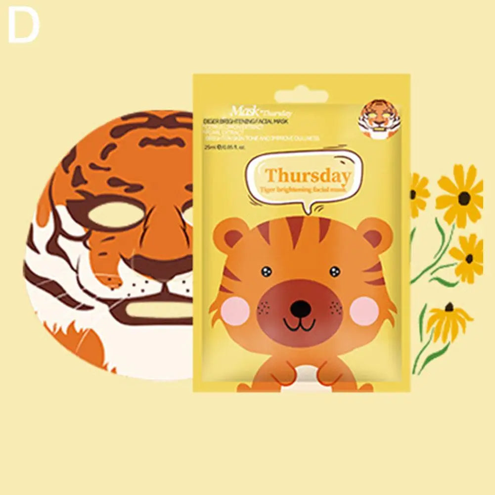Animal Print Sheet Mask – Collagen & Hyaluronic Acid Hydration Hydrating Sheet Mask Oasis Select D CN