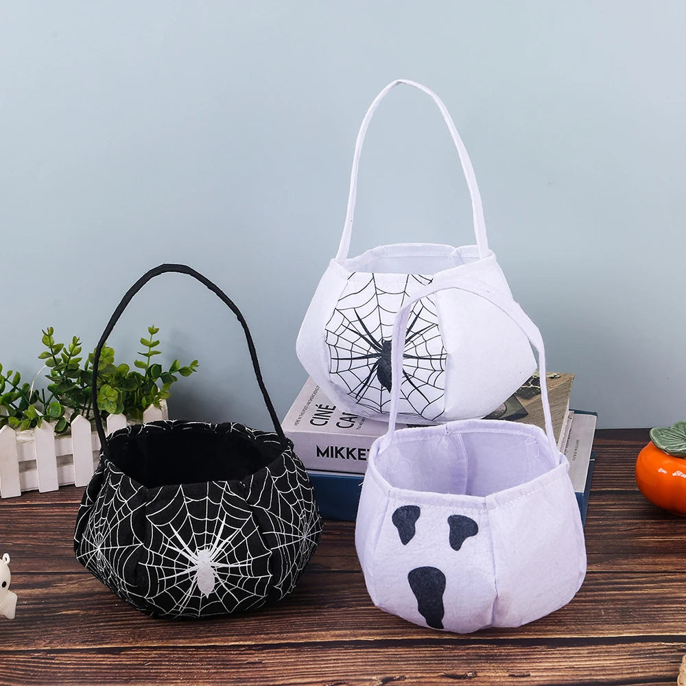 Halloween Pumpkin Candy Bucket | Kids Trick or Treat Basket