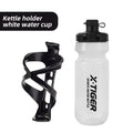 X-TIGER 650ml Cycling Water Bottle Mountain Road Bicycle Squeeze Cup Outdoor Sports Portable Water Cup Cycling Equipment Oasis Select White
