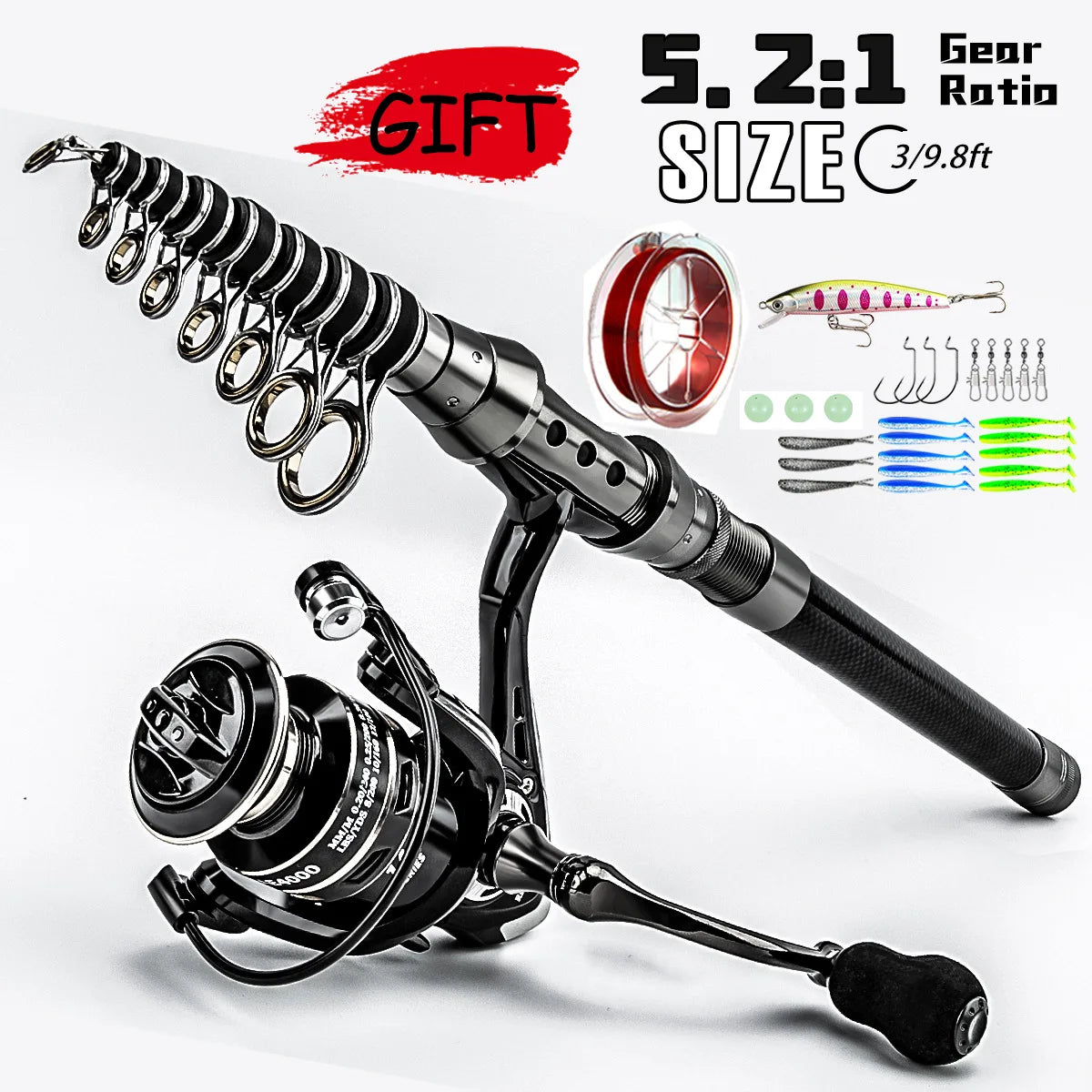 Luya Rod Set Luya Long Throw Perch Throwing Rod Sea Fishing Blackout Fishing Rod Oasis Select