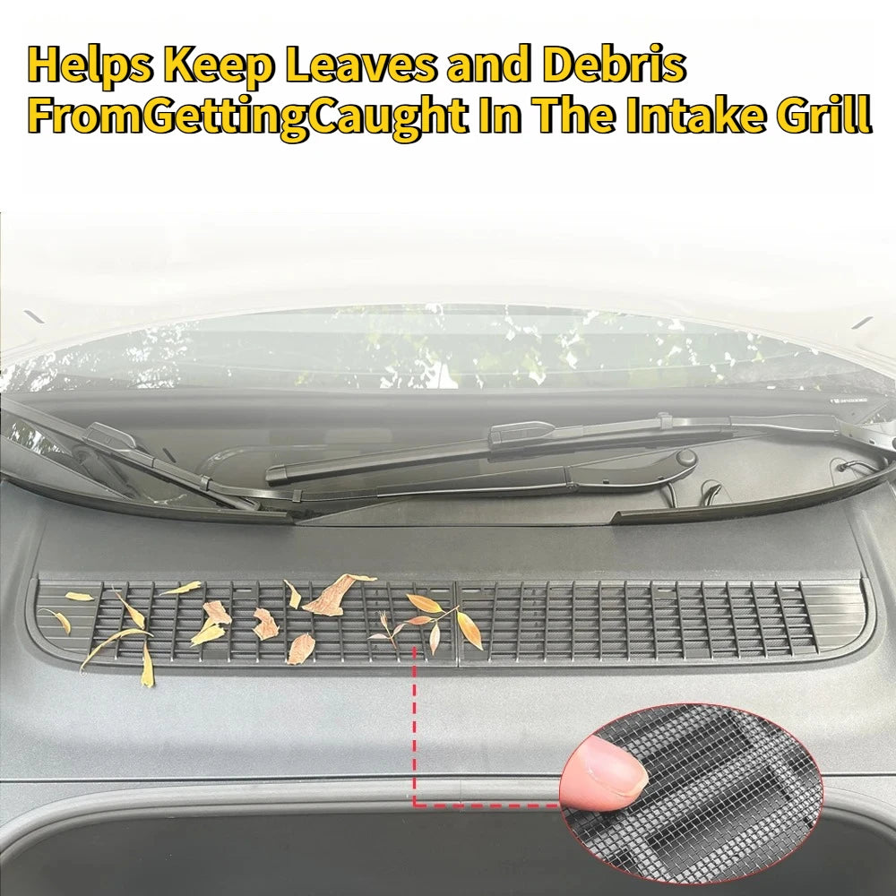 For Tesla Model Y Juniper 2025 2024 Anti Debris ABS Insect-proof Net Front Trunk Dust Inner Vent Grille Air Inlet Cover Oasis Select