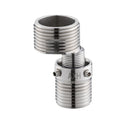 Stainless Steel Angled Curved Foot Lengthened Angle Adjustment Eccentric Screw Corner Wall Mounted Thickened Oasis Select Brushed Nickel