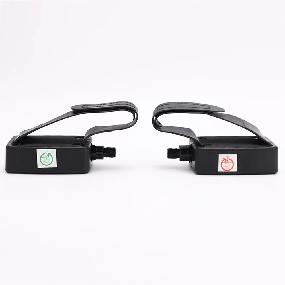 Square Foot Pedal Black Plastic 1/2 9/16 Inch Non Slip For X Bike Magnetic Exercise Bike Cycling Gym Fitness Parts Oasis Select