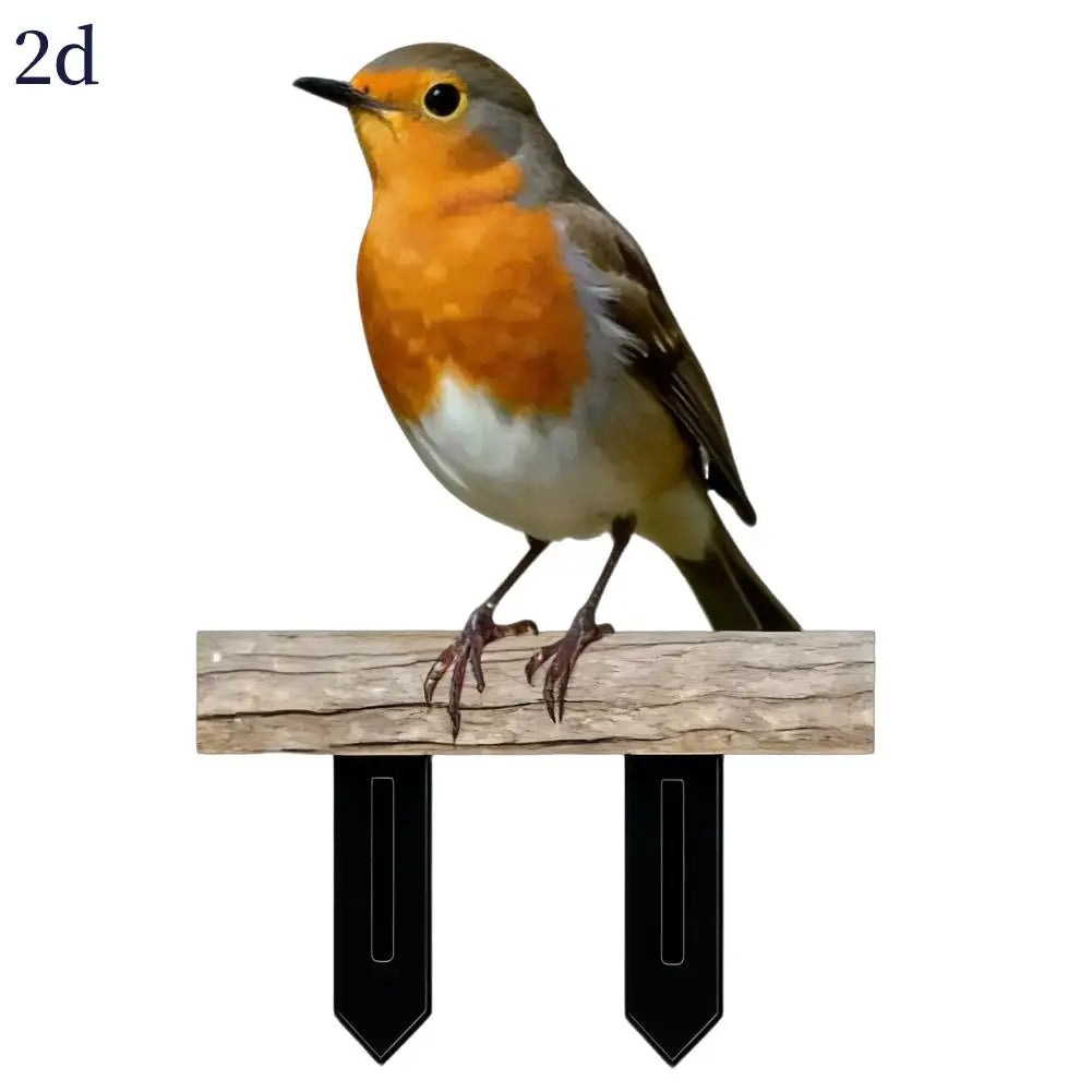 2D Acrylic Duck Garden Stake – Waterproof Bird Lawn Ornament