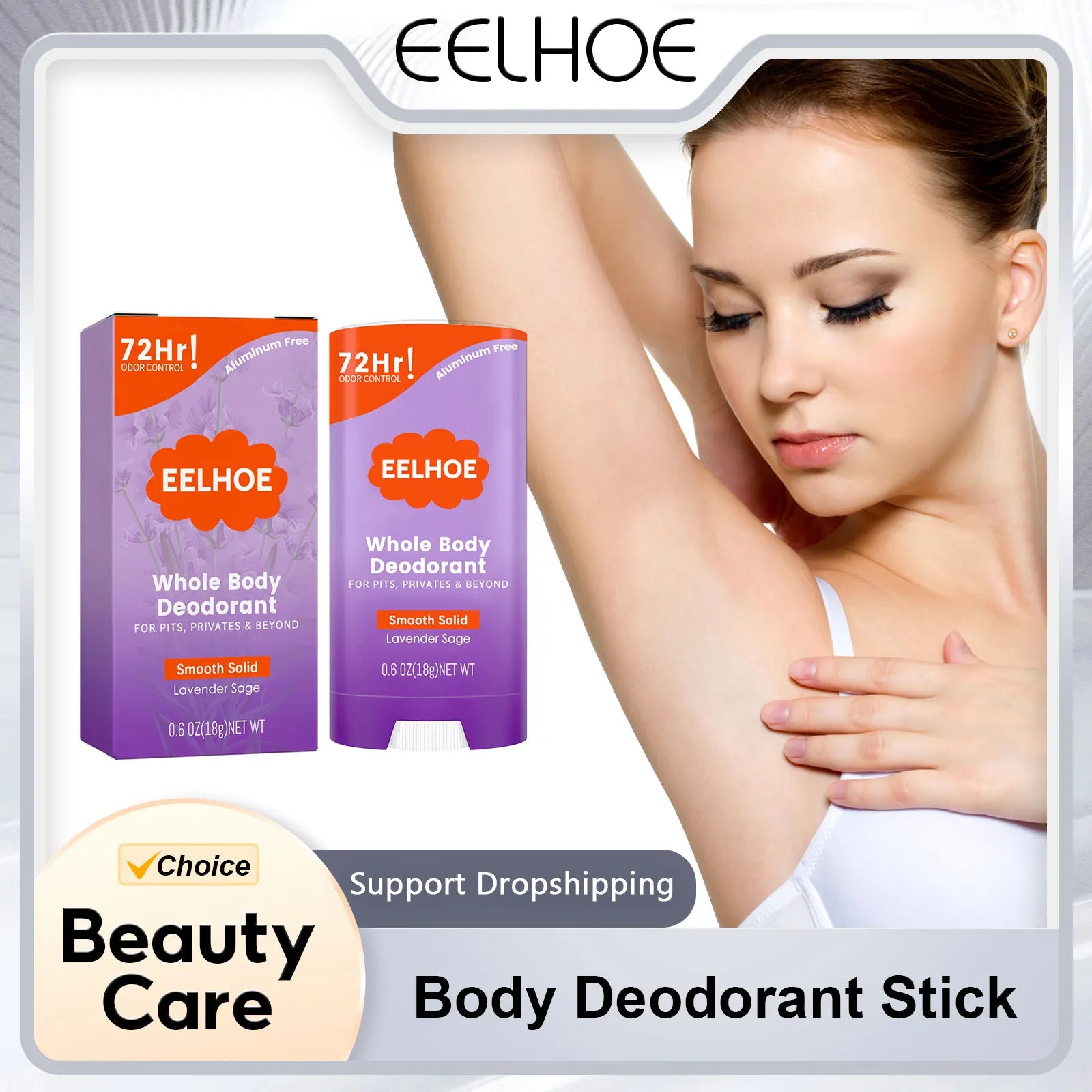 Whole Body Deodorant Stick 72 Hour Odor Control Long-Lasting Fragrance Armpit Odor Remove Sweat Refreshing Antiperspirant Stick Oasis Select