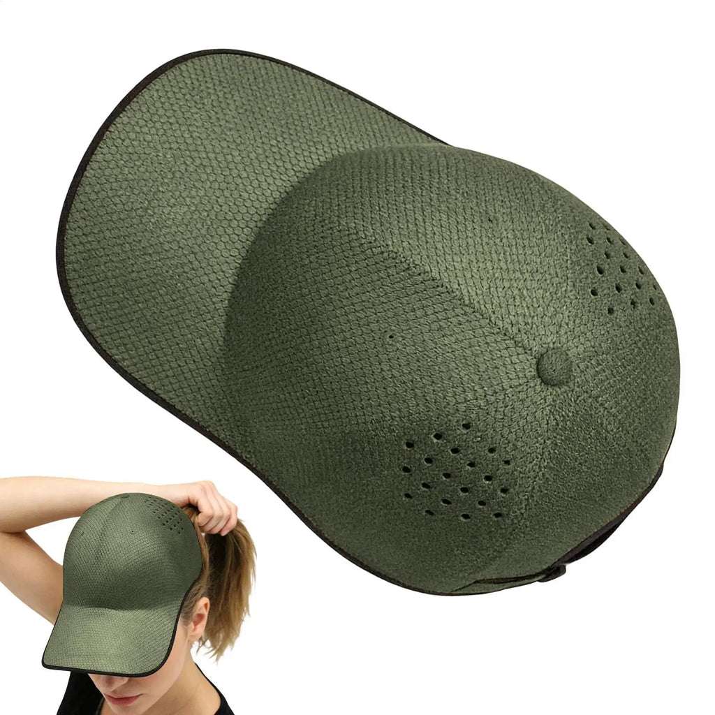 Seamless Baseball Cap Quick Drying Sports Hat Breathable Packable Sports Hat Polyester Breathable Outdoor Hat Visor Cap Oasis Select