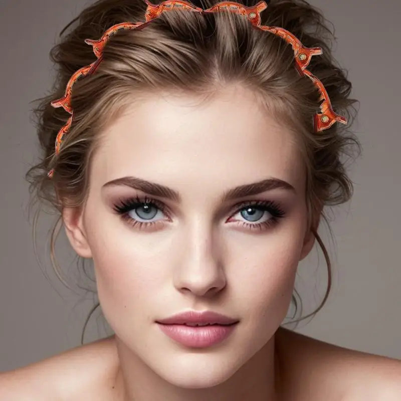Bangs Hairstyle Hairpin Hairstyle Hairpin Headband Toothed Braid Tool Professional Weave Bangs Clip Hair Accessories For Girls Oasis Select