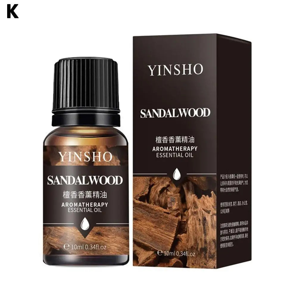 2025 NEW 10ml Essential Oils For Aroma Diffuser AirHumidifier Home Water-soluble Lavender Car Air Fresheners Perfume Refill Oasis Select sandalwood