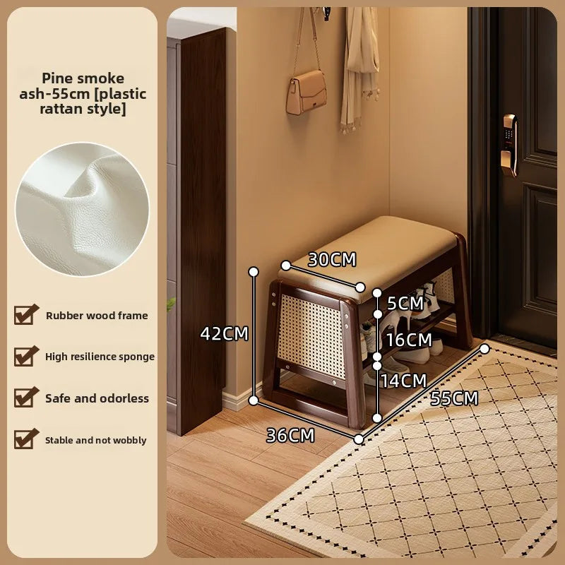 shoe change stool shoes can be worn at home, the shoe cabinet can be integrated and stored, and the entrance is narrow. Oasis Select 55 long soot