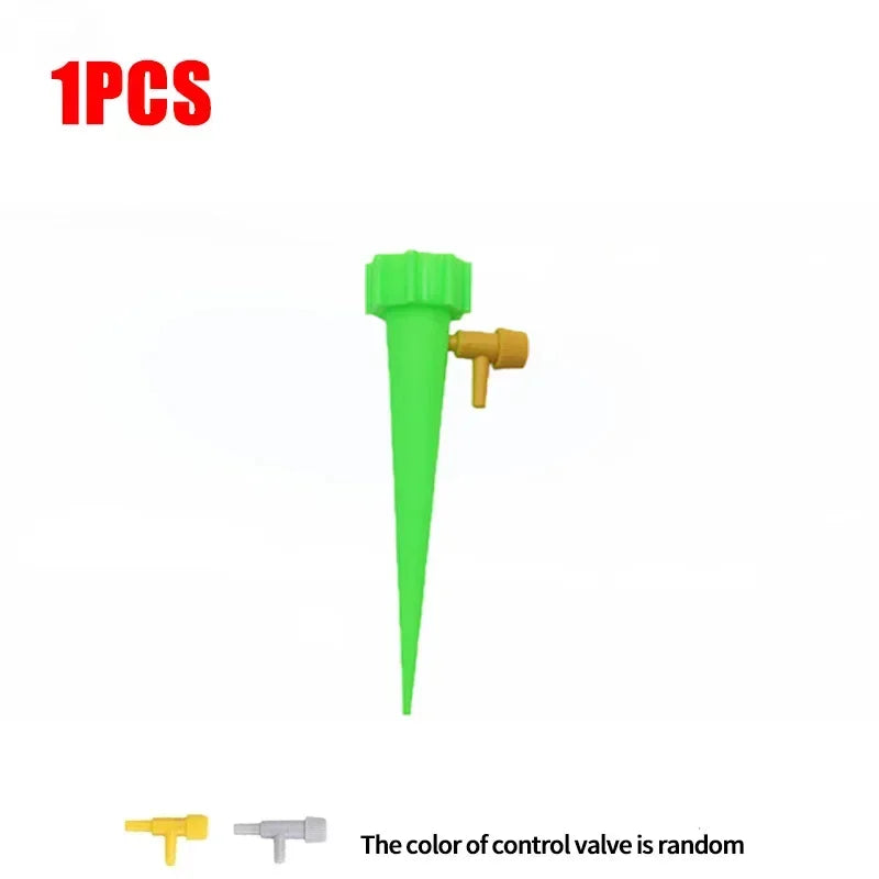 Automatic Drip Irrigation System Self Watering Adjustable for Flower Plants Greenhouse Garden Auto Water Dripper Device Oasis Select 1PC-Green