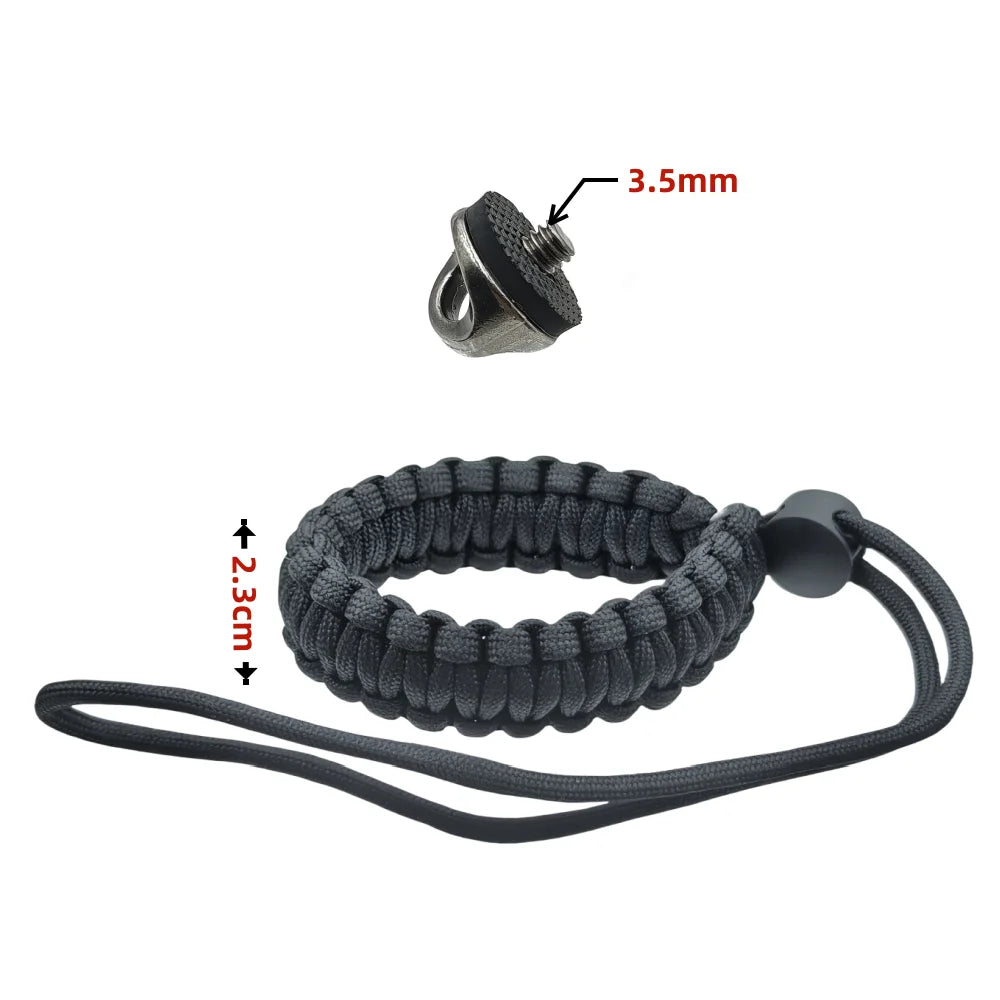 Nylon Camera Wrist Strap with 1/4" Screw – Insta360, DJI, GoPro