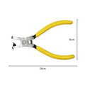 Portable Leather Hole Punch Pliers Universal Strap Belt Punching Tool Heavy Duty Watch Band Craft Accessories Oasis Select Yellow bag