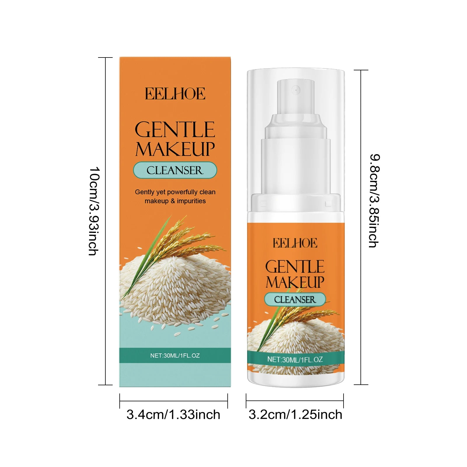 Eelhoe Rice Skincare 5-in-1 Set – Brighten & Moisturize Skincare Gift Set Oasis Select Makeup Remover