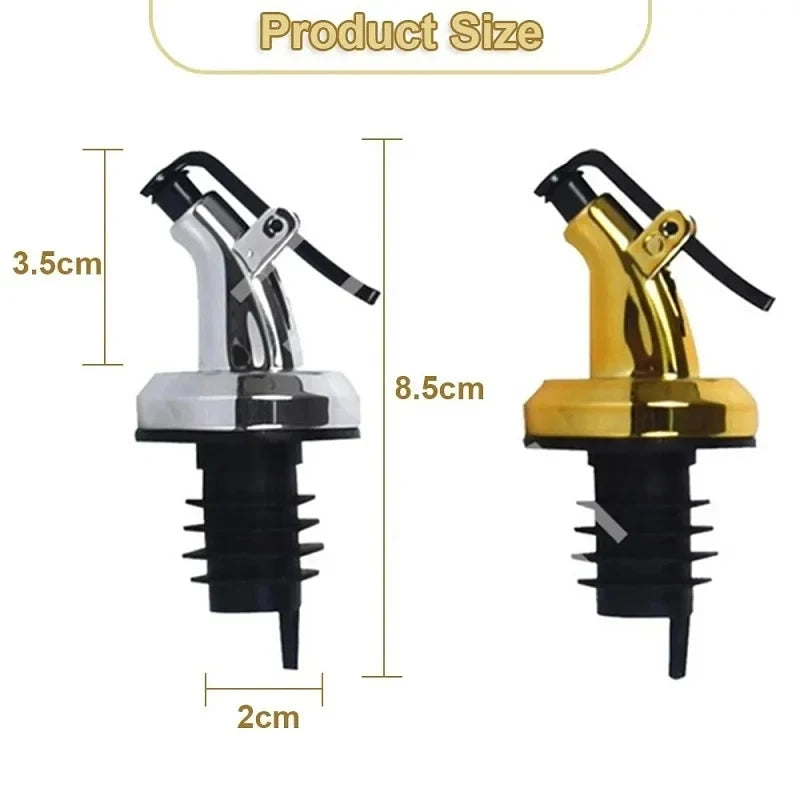 1-4Pcs Olive Oil Spouts Oil Vinegar Bottle Stopper Spout Leakproof Nozzle Dispenser Creative Leakproof Silicone Bottle Stopper Oasis Select