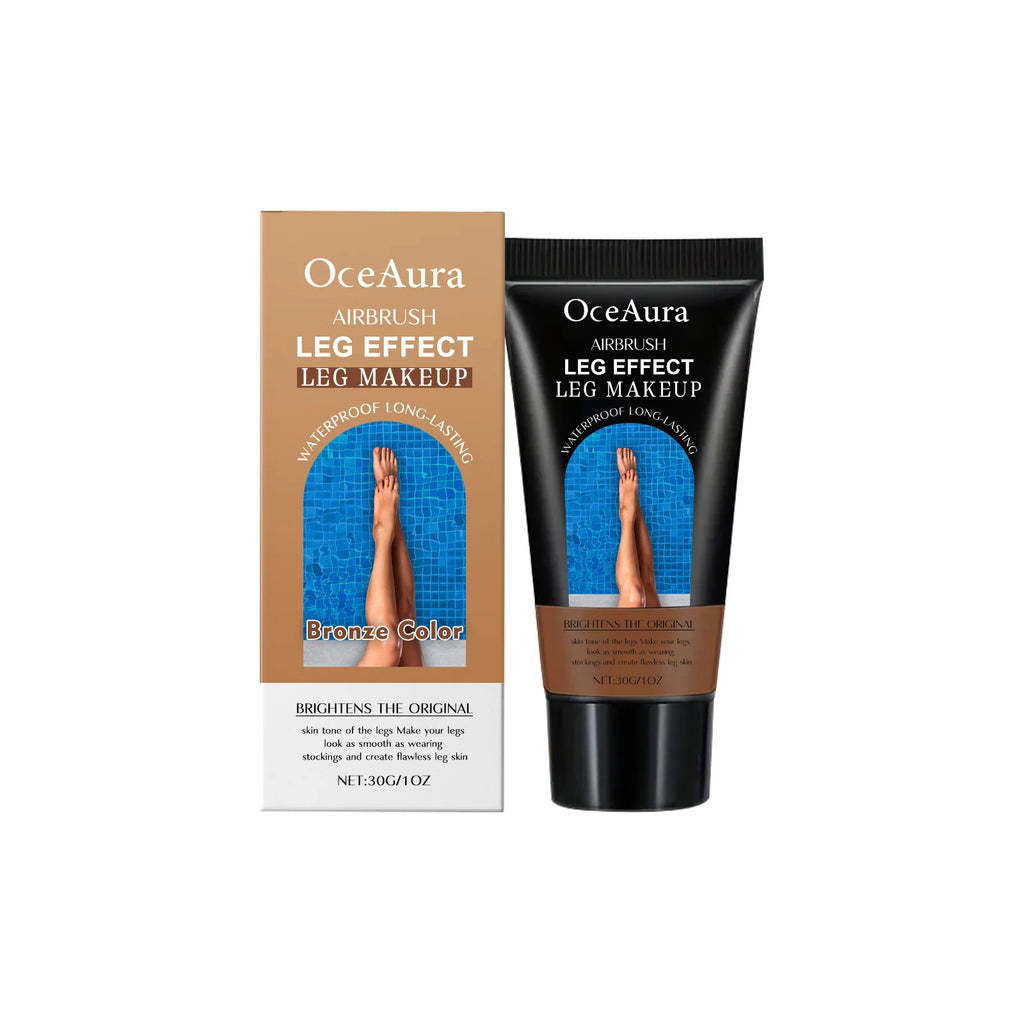 Leg Makeup Lotion Even Skin Tone Lasting Fake Tanning Wheat Tan Brown Skin Enhancer Waterproof Moisturizing Leg Foundation Cream Oasis Select 30g Bronze Color