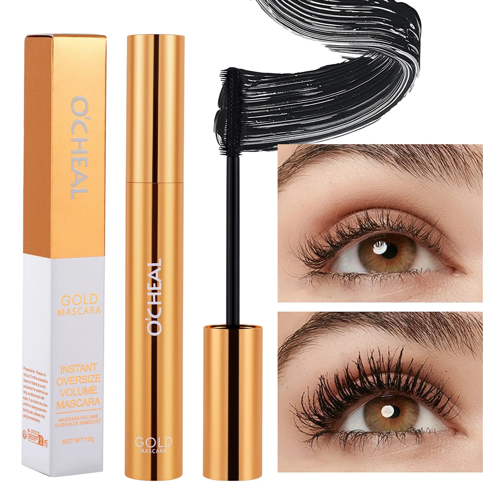 O'Cheal 3D Silk Mascara – Volumizing, Curling & Lengthening