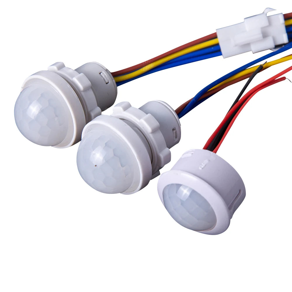 DC12-24V AC110-240V LED Closet PIR Sensor Detector Smart Switch LED PIR Infrared Motion Sensor Detection Automatic Light Switch Oasis Select
