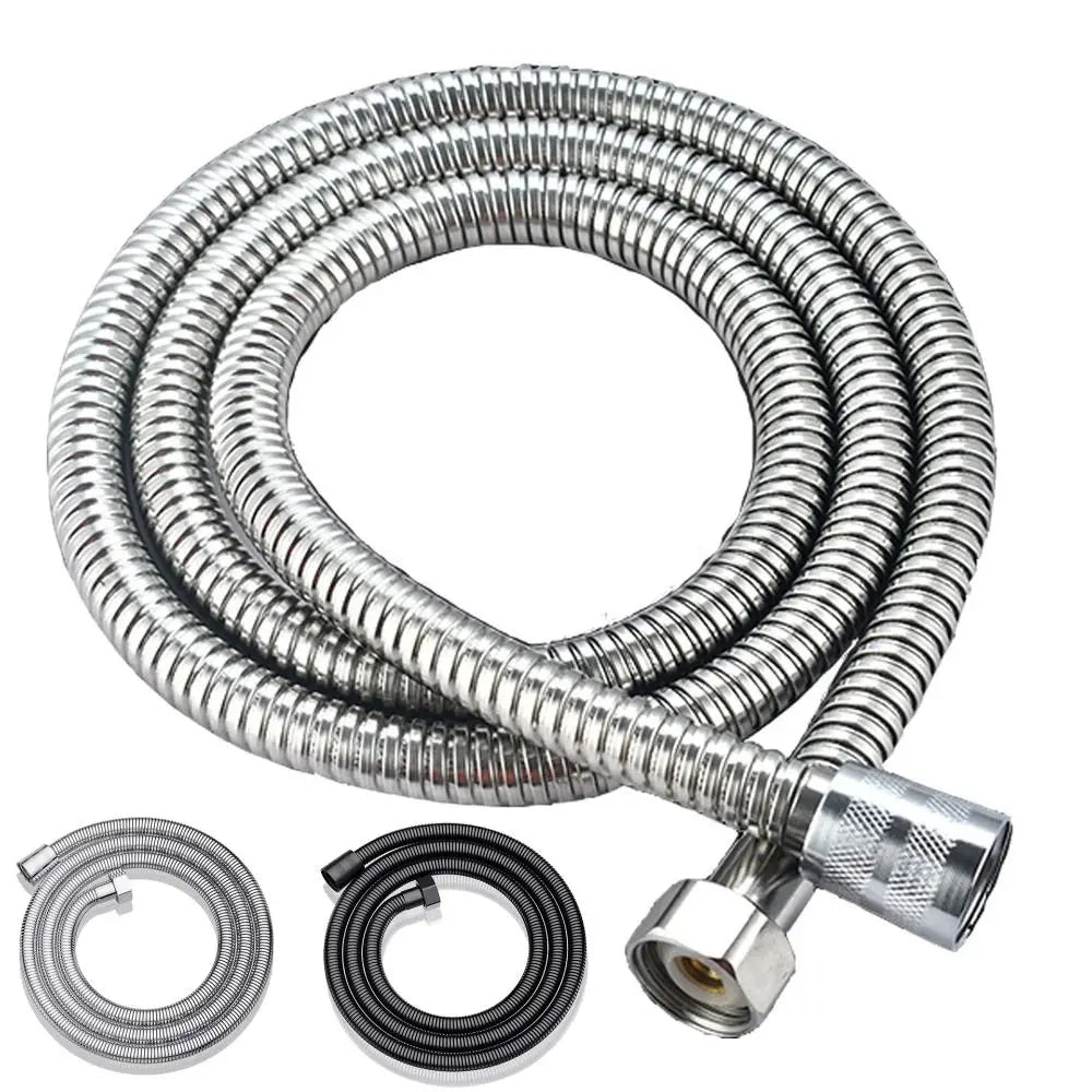 Replacement Handheld Shower Head Hose Anti-twist Stainless Steel Shower Extension Tube Titanium Gold High Pressure Oasis Select