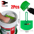 1/2Pcs Curved Bucket Scoop Scraper Spackle Paint Putty Knife Drywall Finishing Plaster Scraping Decals Patch Construction Tools Oasis Select 2PCS