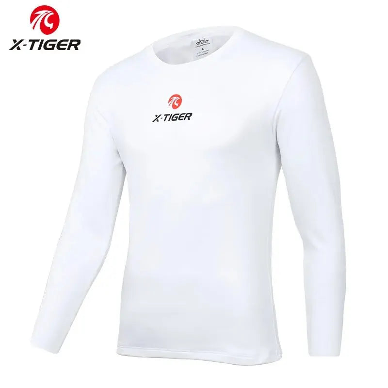 X-TIGER Men's Winter Fleece Cycling Base Layer Long Sleeve