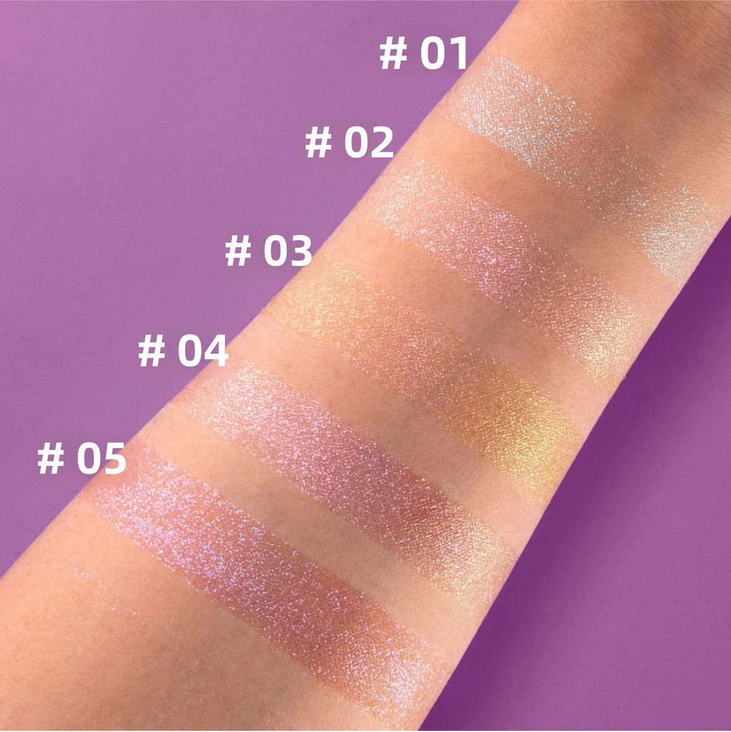 Handaiyan Holographic Glitter Eyeshadow – Chameleon Shimmer Palette