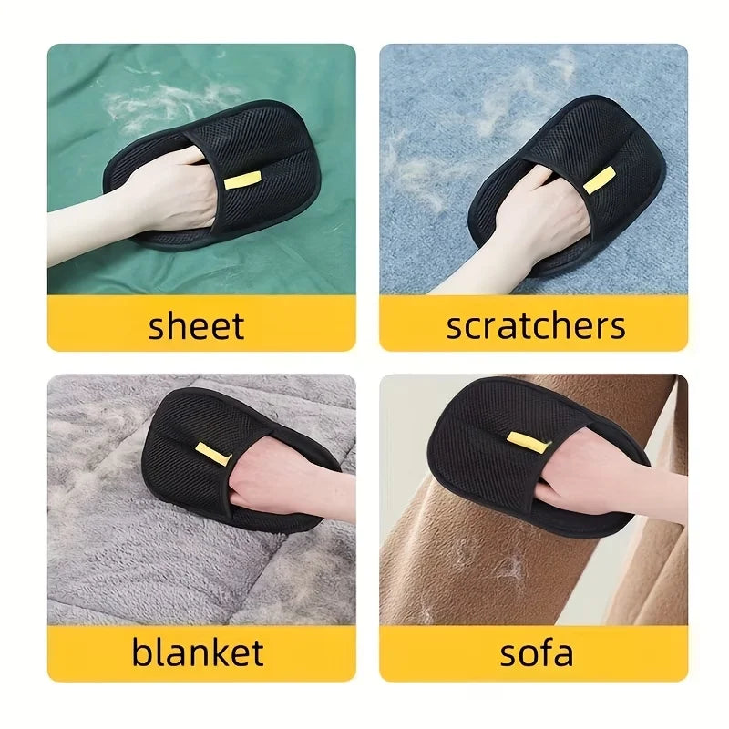 Double-Sided Lint Remover with Flea Comb, for Cats, Dogs, Furniture, Clothing , No Electricity Required, Household Cleaning Tool Oasis Select