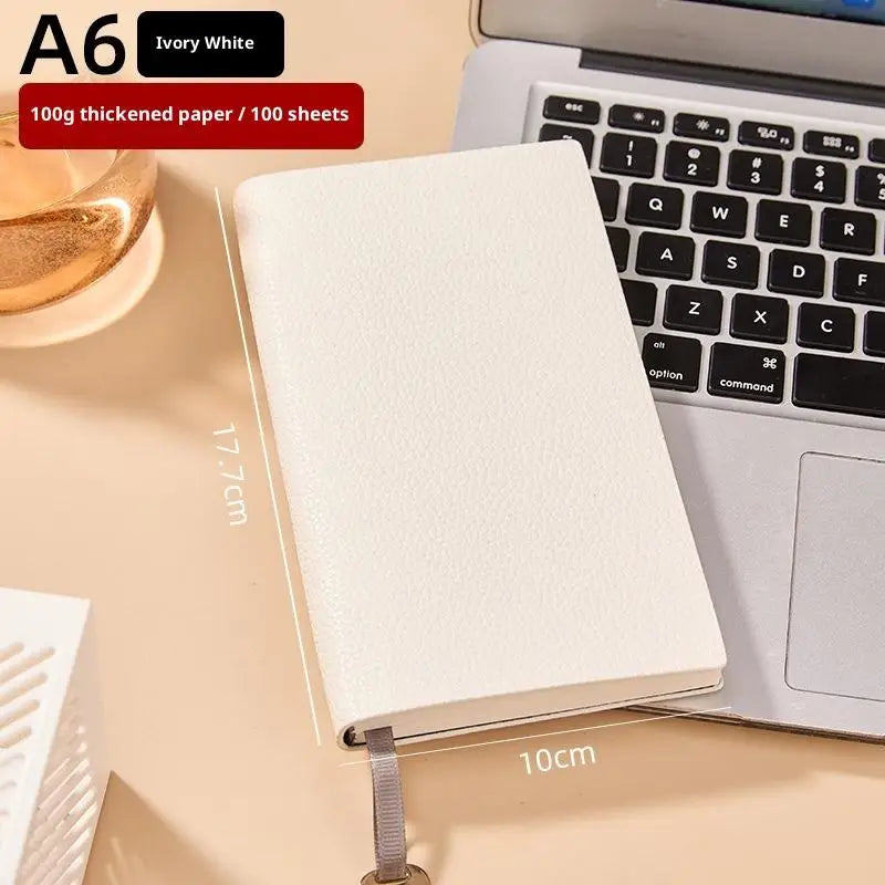 1pcs Business Notebook B5 A5 A6 Thick Leatherette Business Notebook Office Notepad Soft Cover Litchi Pattern Journal for Work Oasis Select A12