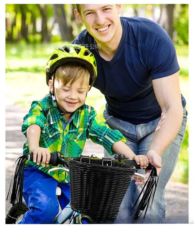 Eco-friendly Woven Rattan Baskets - Fit Scooters Baby Walkers Children's Bikes & Electric Vehicles Multiple Sizes Rattan Basket Oasis Select