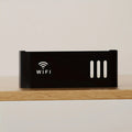 Plastic storage box for 1pc WIFI router, wall mounted without drilling, suitable for walls and desktops Oasis Select black