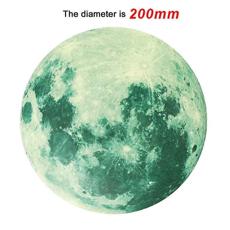 Luminous Moon Stars Wall Stickers for Kids room Bedroom Decor Glow in the dark Earth Wall Decals Noctilucent Stickers Home Decor Oasis Select