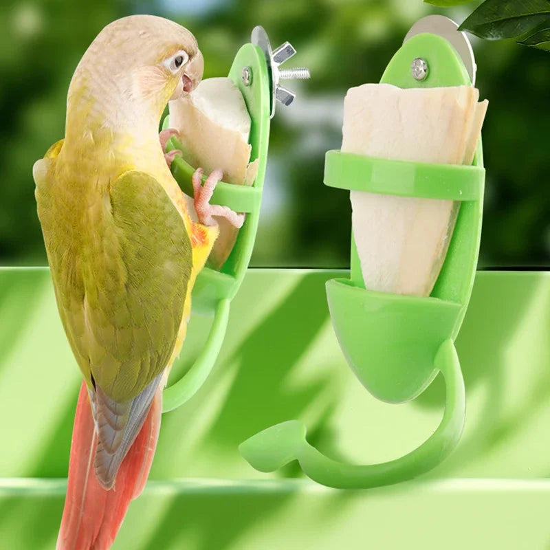 1PC Bird Cage Feeding Holder for Parrots Budgies Parakeets Cockatiels Cuttlebone Vegetable & Fruit Feeder Oasis Select