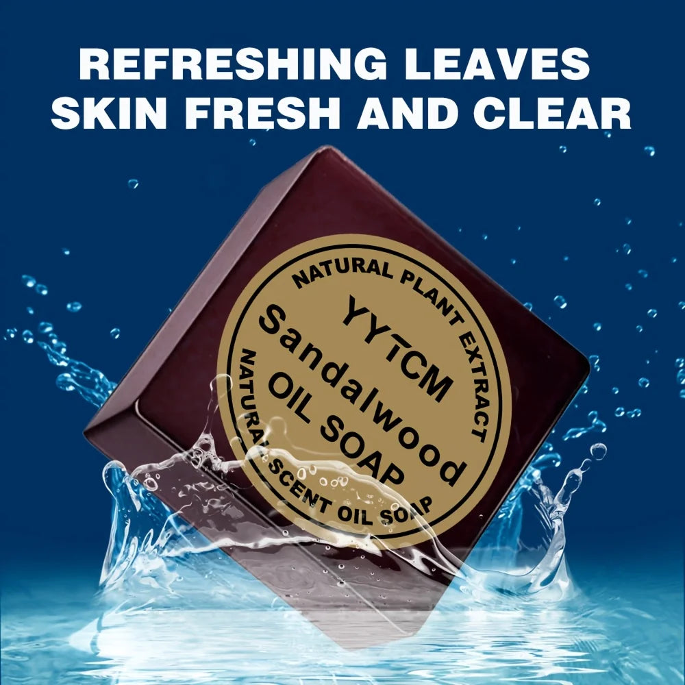 Sandalwood Bar Soap for Men – Hydrating Handmade Soap 65g Handmade Bar Soap Oasis Select