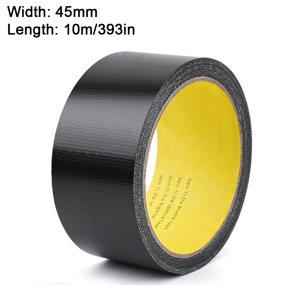 10m Super Strong Adhesive Cloth Tape 45/100mm, For Car, Carpet Fixing, Car Seat Cushions, Tents, Plastic Repairs, Decoration,DIY Oasis Select Black 45mm 10M