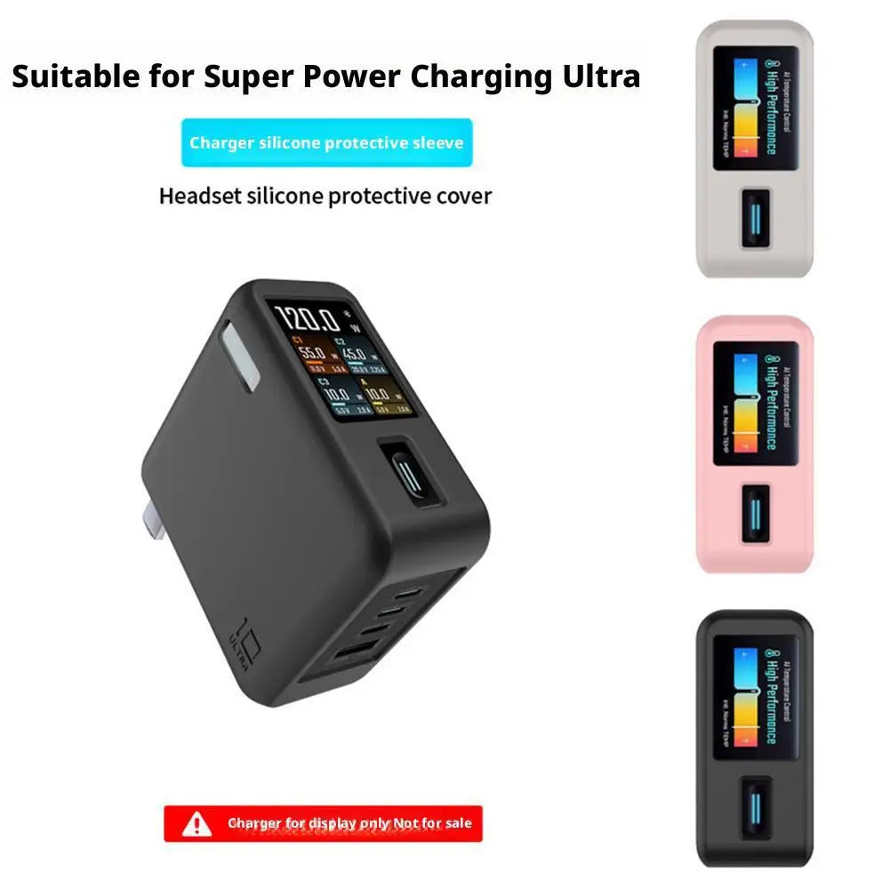 CUKTECH 10 GaN Charger Silicone Case – Shockproof & Dustproof