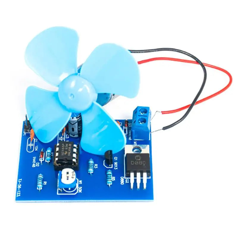 NE555 DIY Electric Fan Kit – DC 4.5V PWM Speed Controller