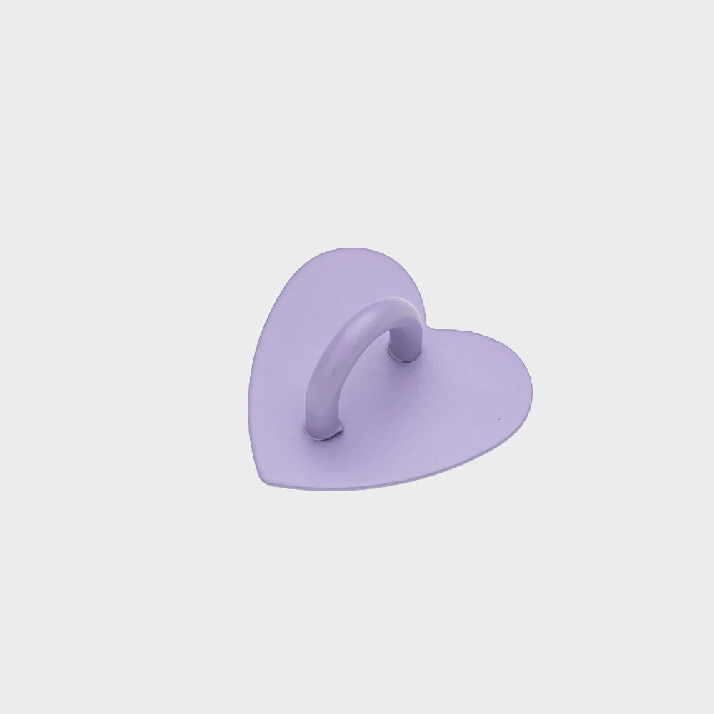 5pcs Heart Round Phone Charm Hooks Finger Grip Loops for DIY Cute Phone Cases Jewelry Making Supplies Metal Accessories Oasis Select 35
