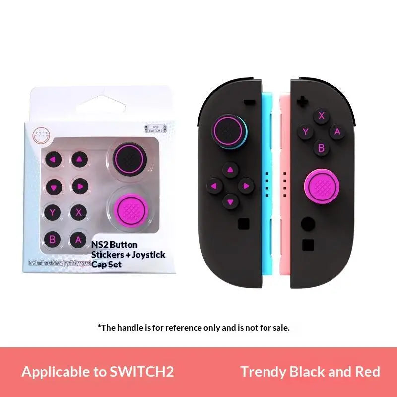 SXH Thumb Button Caps For Switch 2 Joysticks Controller Colorful Silicone Cap For Switch 2 Handle Accessories Oasis Select A9