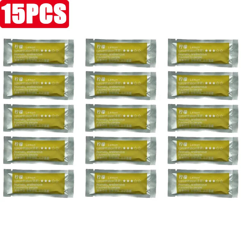 5/10/15PCS Car Air Vent Clip Freshener Perfume Aroma Sticks Car Air Fresheners Refills Car Air Freshener Supplement Oasis Select Lemon-15pcs