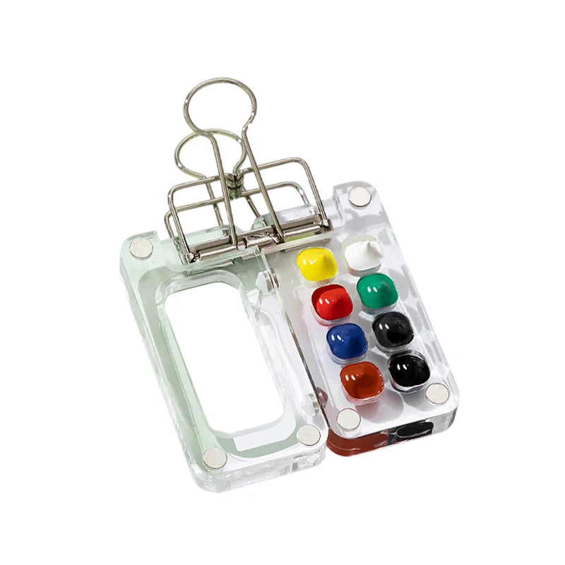 Travel Watercolor Paint Palette Set, Mini Pocket Artist Painting Kit, Portable Art Supplies for Painters, Artists & Students Oasis Select