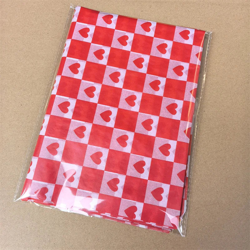 Valentine's Day Love Printing Snow Pear Paper 50X35CM Paper Flowers Gift Wrapping Paper Oasis Select A