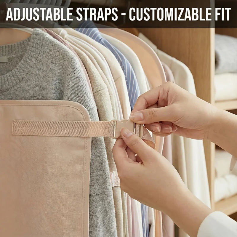 Clothing Compression Storage Board, Clothing Dust Cover, Wardrobe Storage Artifact, Foldable Fabric Down Jacket Storage Bag Oasis Select