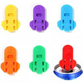 6PCS Can Opener Handheld Plastic Small Sealer for Beer Cola Beverage Cans Simple Rotating Dustproof Cup Lid Sealing Small Tool Oasis Select 6PCS