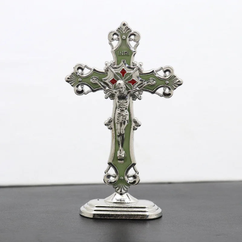 Home and Office Desktop Metal Decorations, Car Carvings, Creative Handicrafts, Ornaments and Ornaments Oasis Select Steel green 8cm shown in picture